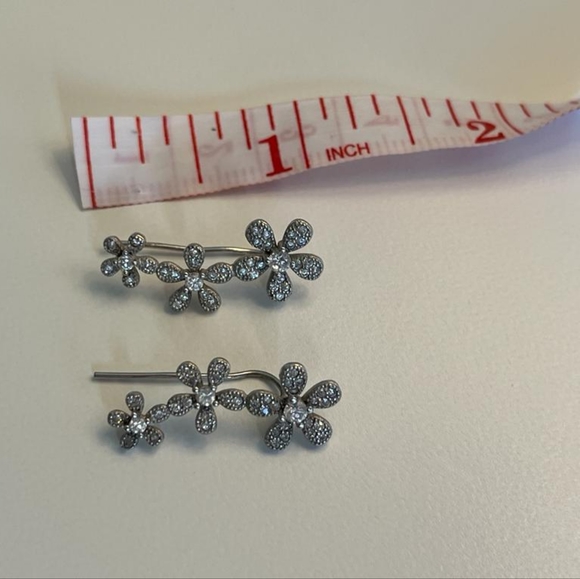 Sterling Silver Climber Earrings - Picture 5 of 5